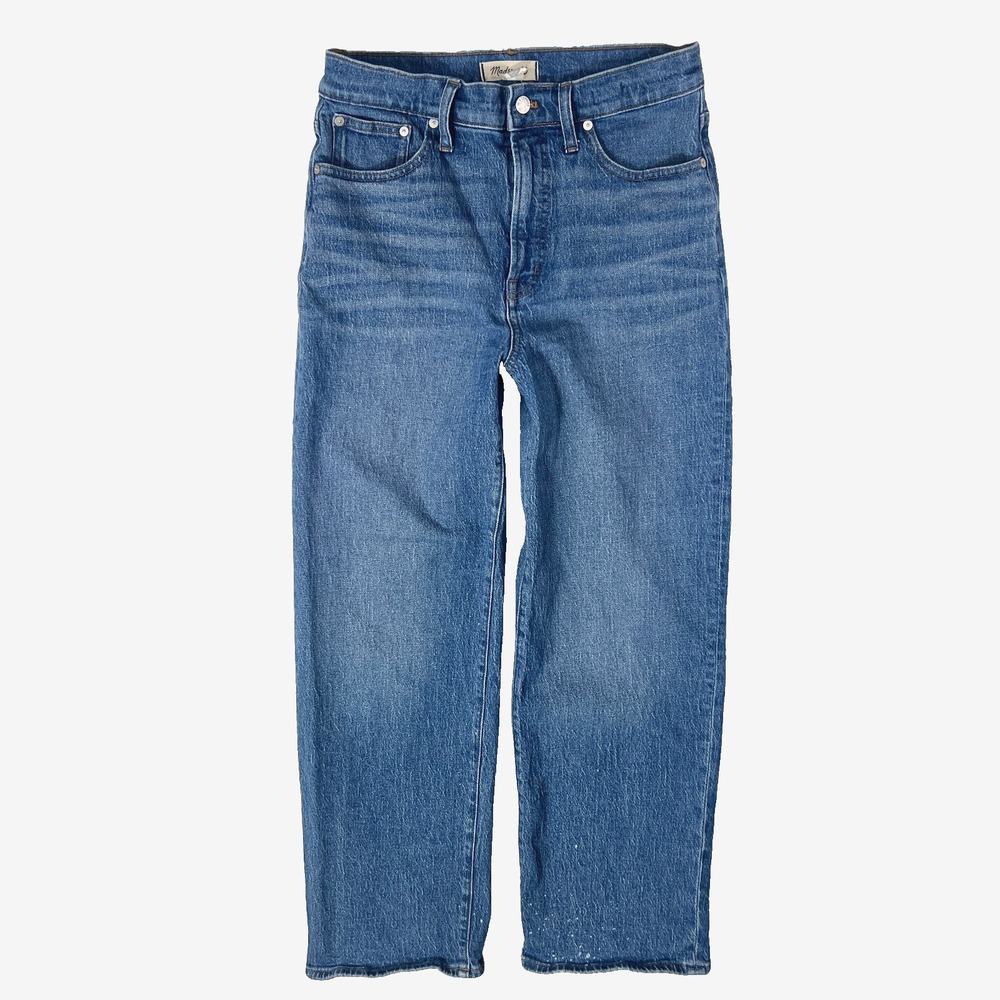 MADEWELL The Perfect Vintage Wide Leg Jean 29 S High Rise 90s Denim Retro Casual